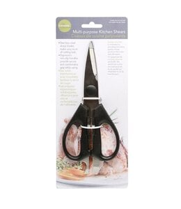 4 IN 1 KITCHEN SHEARS BLACK