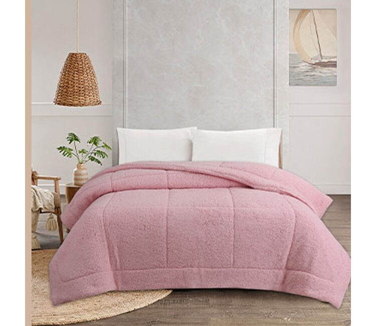 NORDIK SHERPA COMFORTER AST DOUBLE QUEEN Oxford Mills Home Fashion Factory Outlet and Beddington s Bed Bath