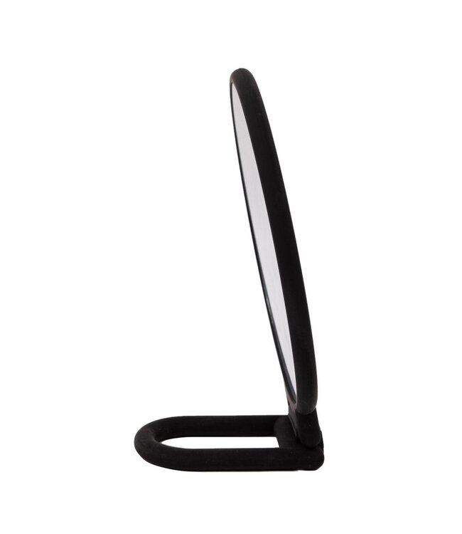 SOFT TOUCH HAND HELD - HANGABLE - STANDING MIRROR 9.5"