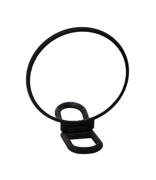 SOFT TOUCH HAND HELD - HANGABLE - STANDING MIRROR 9.5"