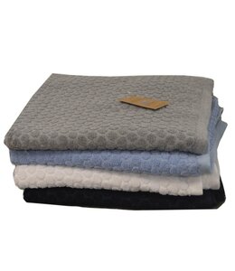 JACQUARD TOWELS AST (White, Ice Blue, Ash Grey, Navy Blue)