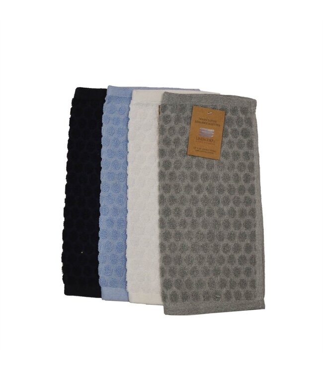 JACQUARD TOWELS AST (White, Ice Blue, Ash Grey, Navy Blue)