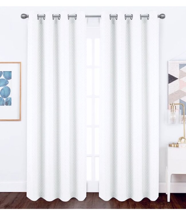 GRACE 2pk BLACKOUT GROMMET WINDOW PANELS 52X84"