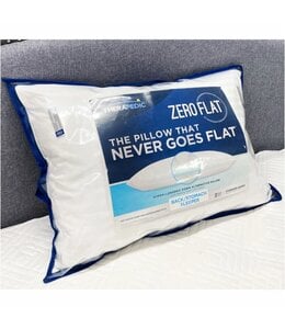 THERA ZERO FLAT BLACK/STOMACH SLEEPER PILLOW S/Q