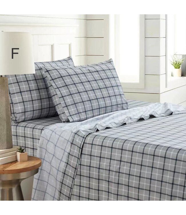 HAWKINS COLLECTION MICROFIBER SHEET SET AST