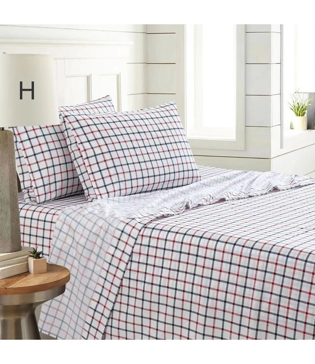 HAWKINS COLLECTION MICROFIBER SHEET SET AST