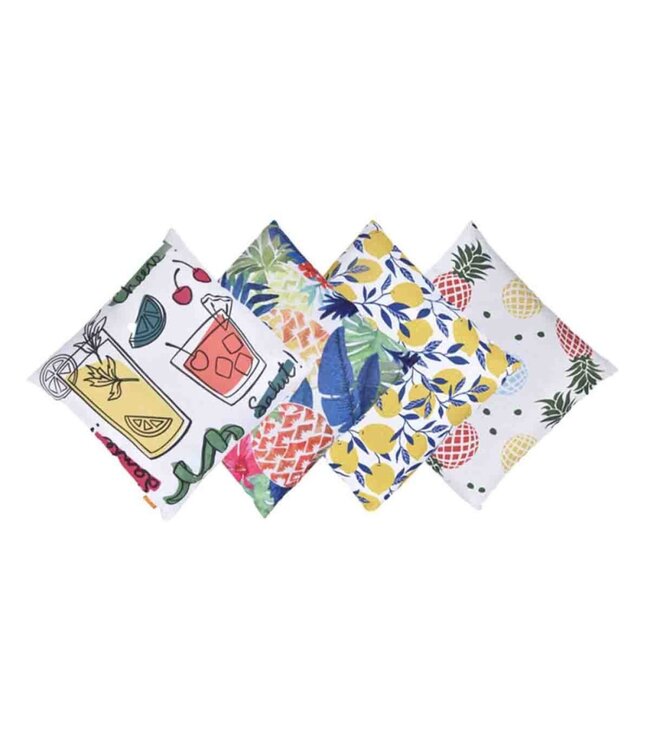 OUTDOOR ALOHA COLLECTION CUSHION AST 17X17"