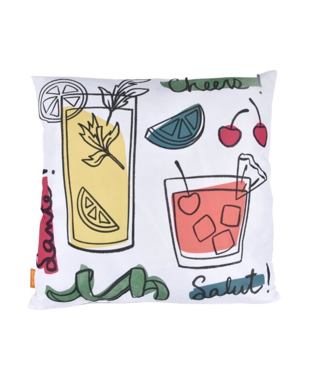 OUTDOOR ALOHA COLLECTION CUSHION AST 17X17"