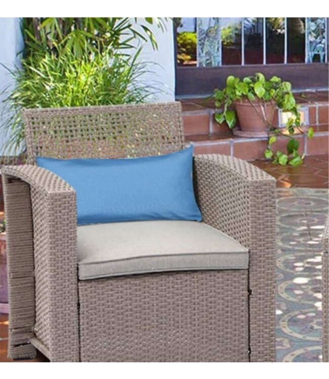 OUTDOOR CABANA LUMBAR CUSHION PRINTED 13X19"