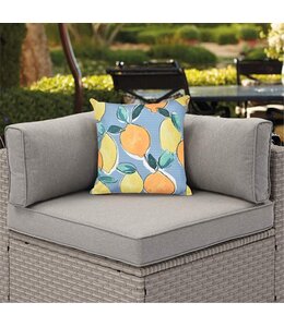 OUTDOOR CABANA CUSHION PRINTED 17X17"