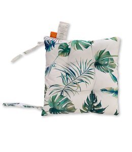 OUTDOOR ELOISE COLLECTION 2pk CHAIR PAD PRINTED 17X17"