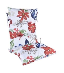 OUTDOOR MARGOT COLLECTION HIGH BACK CHAIR PAD PRINTED 42X17"