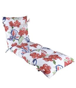 OUTDOOR MARGOT COLLECTION LOUNGE CHAIR PAD PRINTED 72X21"