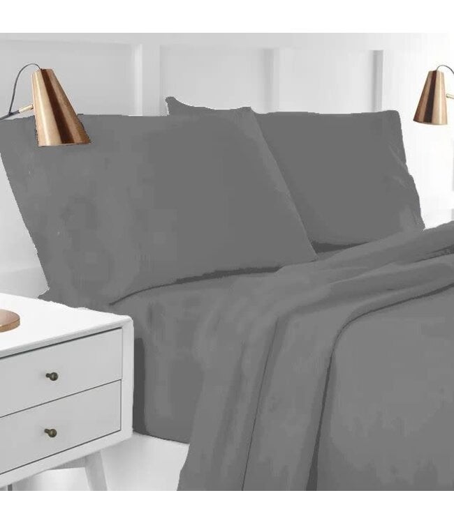 LAUREN TAYLOR T250 SOLID COTTON SHEET SET