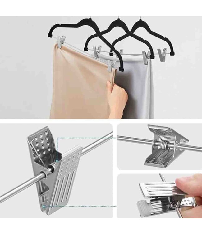 5pk NON-SLIP HANGER w/CLIP