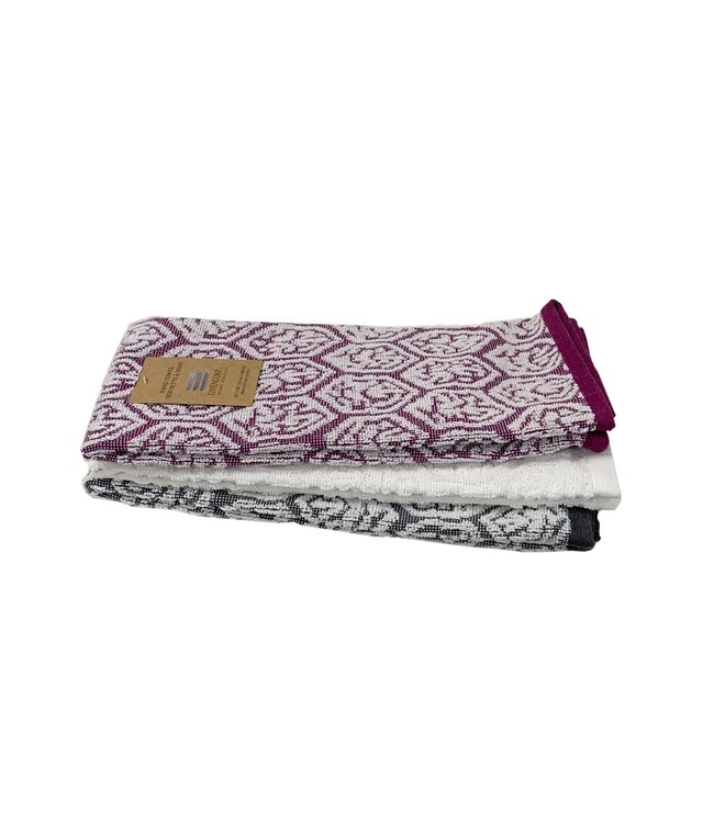 MEDALLION COLLECTION STEEL GREY or WHITE or MAGENTA