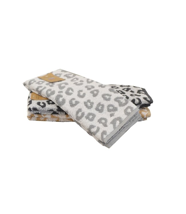 LEOPARD COLLECTION LT GREY or DK GREY or BEIGE