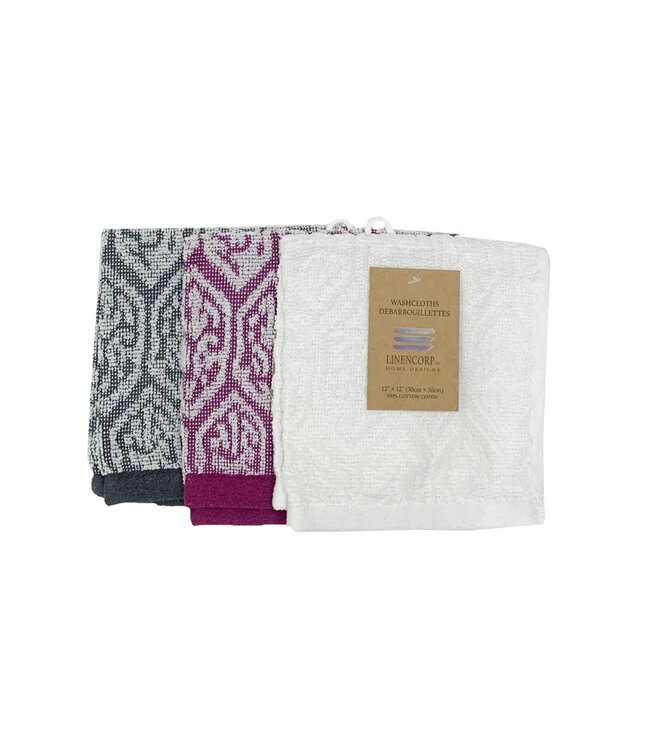 MEDALLION COLLECTION STEEL GREY or WHITE or MAGENTA