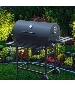 SOL DE MARE CHARCOAL BBQ AND SMOKER w/WARMING RACK
