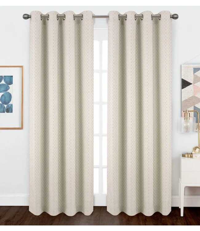 GRACE 2pk BLACKOUT GROMMET WINDOW PANELS 52X84"