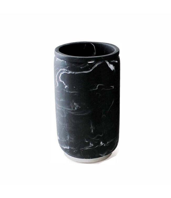 MARBLE TUMBER BLACK