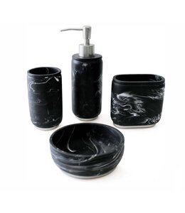 MARBLE LOTION DISPENSER BLACK
