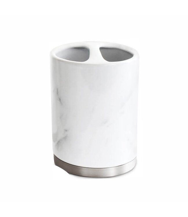 CAPA TOOTHBRUSH HOLDER MARBLE WHITE/GREY
