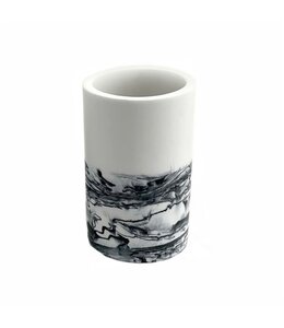 APUAN RESIN TUMBLER WHITE/BLACK