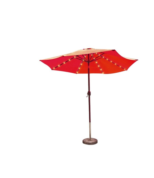 LAUREN TAYLOR 72 SOLAR LED PARASOL LIGHT 197"