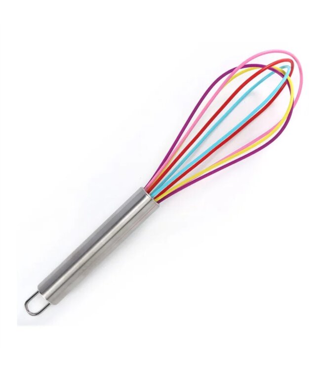 A LA CUISINE SILICONE KITCHEN TOOL - 10" EGG WHISK AST