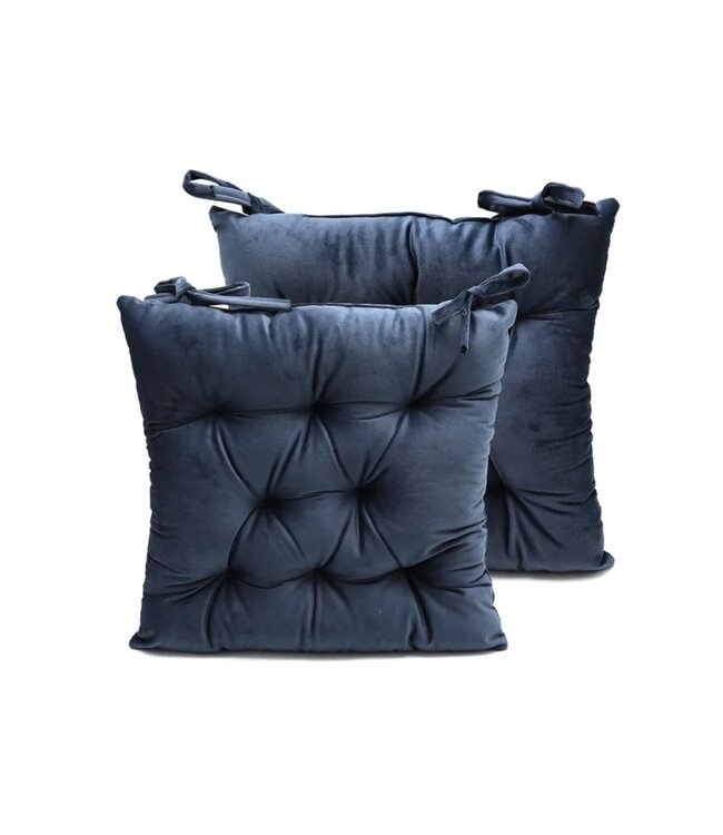 WATERPROOF VELVET CHAIR PAD 16X16"