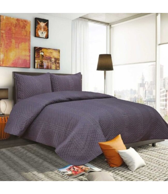 LAUREN TAYLOR ARABELLA 3pc QUILT SET AST