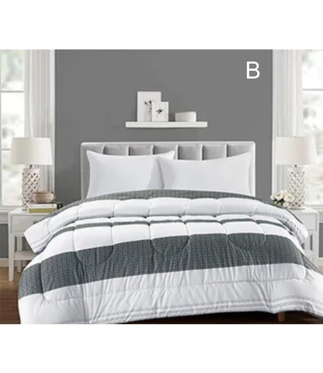 STUDIO 707 GEO PRINT COMFORTER ASSORTED