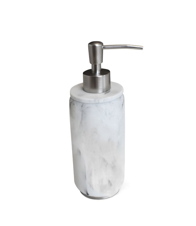 MARBLE LOTION DISPENSER SATIN