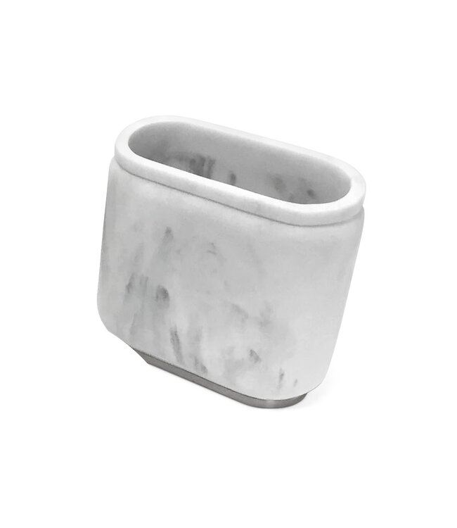 MARBLE TOOTHBRUSH HOLDER SATIN