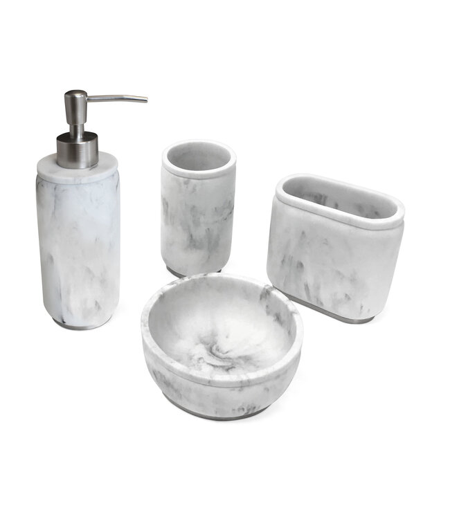 MARBLE SOAP DISH SATIN