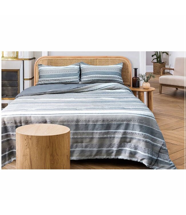 LAUREN TAYLOR PETRA 3Pc  JACQUARD COMFORTER SET EARTHTONES