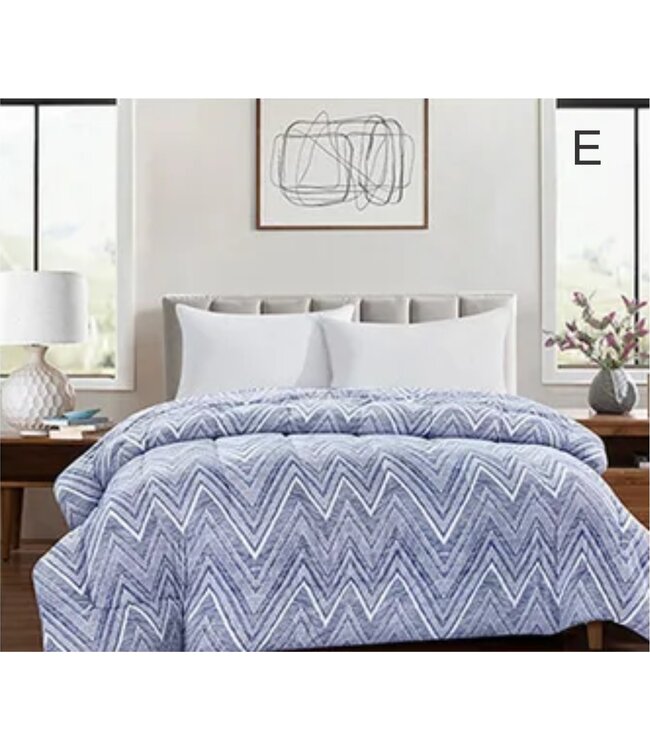 STUDIO 707 GEO PRINT COMFORTER ASSORTED