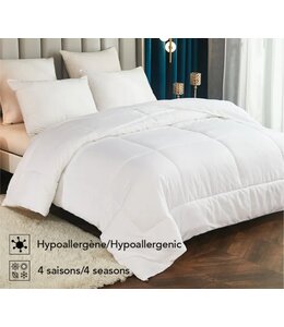 STUDIO 707 MICROFIBER ROLLED DUVET WHITE