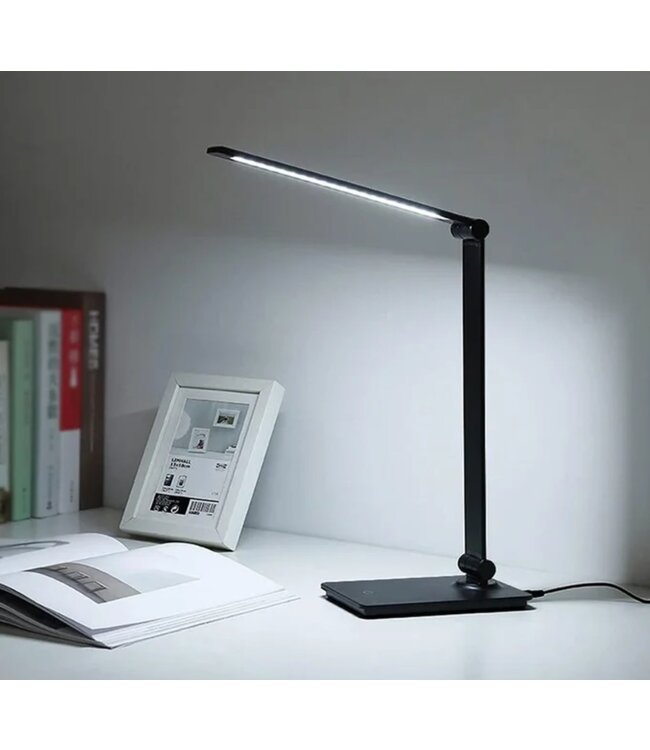 STUDIO 707 LED LIGHT WITH WIRELESS PHONE CHARGER BLACK
