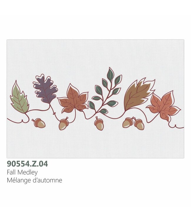 PRINTED AND WOVEN TEXTELINE FALL COLLECTION PLACEMATS 12X18"