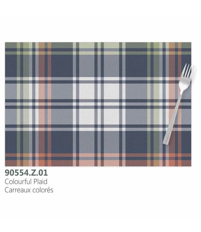 PRINTED AND WOVEN TEXTELINE FALL COLLECTION PLACEMATS 12X18"
