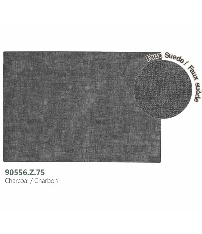 FAUX SUEDE PLACEMAT 12X18"