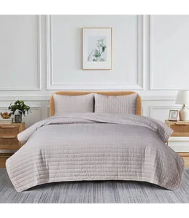 LAUREN TAYLOR CLEMENT CATIONIC 3pc QUILT SET AST