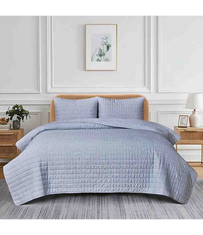 LAUREN TAYLOR CLEMENT CATIONIC 3pc QUILT SET AST