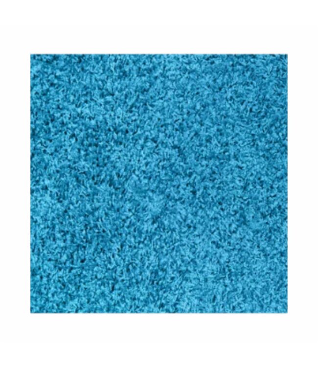 MADRID SHAGGY RUG TURQUOISE 63X91"