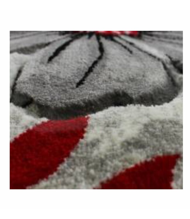 OXFORD 3D HAND-CARVED RUG POPPY 3X4'