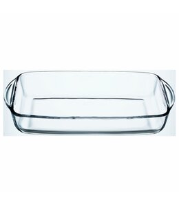 BORCAM BOROSILICATE RECTANGLE BAKER 33.5X19X5CM / 1.9L