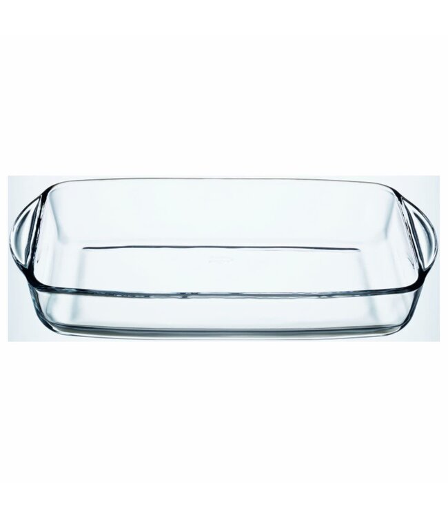 BORCAM BOROSILICATE RECTANGLE BAKER 33.5X19X5CM / 1.9L