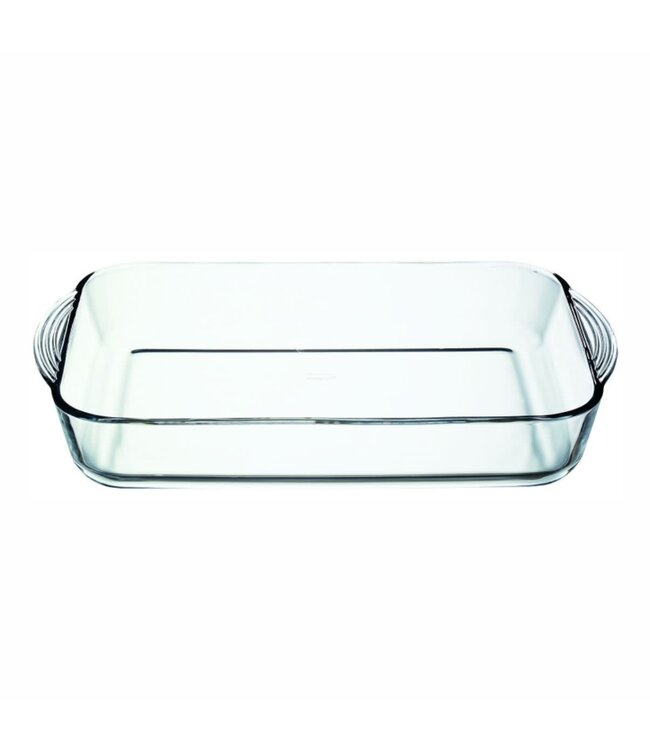 BORCAM BOROSILICATE RECTANGLE BAKER 40X25X6CM / 3.8L